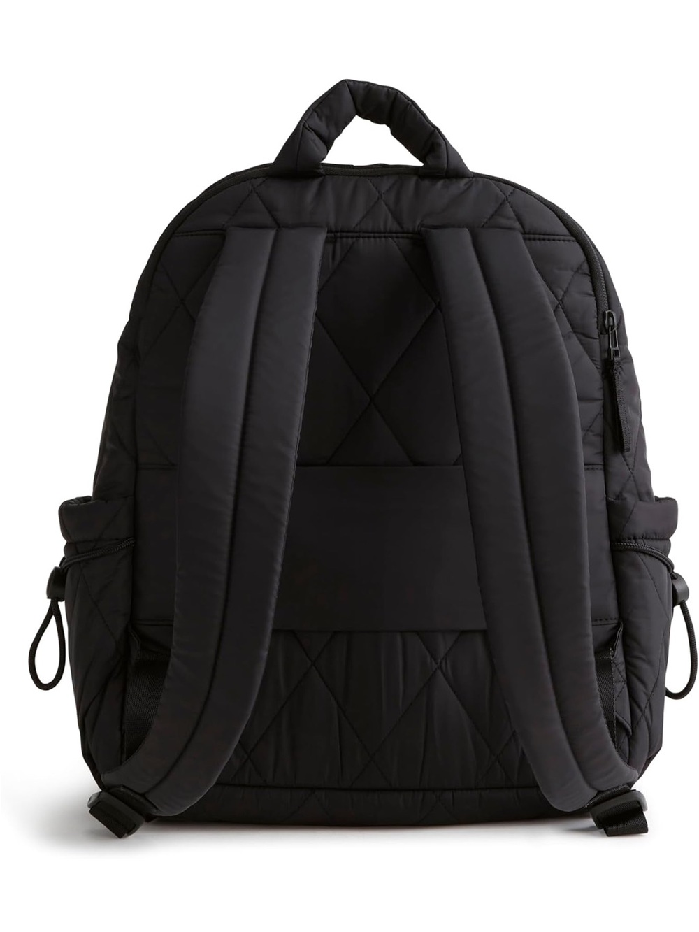 New Vera Bradley Featherweight Quilted Black Backpack - Picture 7 of 11